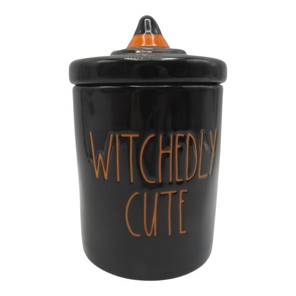 Rae Dunn Halloween Witchedly Cute Ceramic Canister Jar - Picture 2 of 5